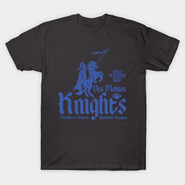 Des Moines Knights T-Shirt by MindsparkCreative